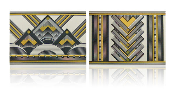 art deco patterns. art deco matchbox