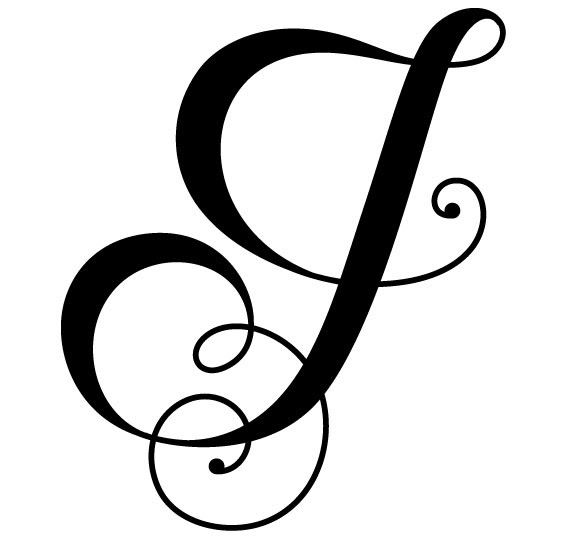 Cursive Letter J Clip Art Library