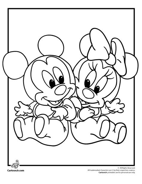 baby disney coloring pages    print