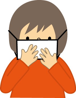 マスク うがい 手洗い インフルエンザ 花粉症 無料イラスト フリー素材