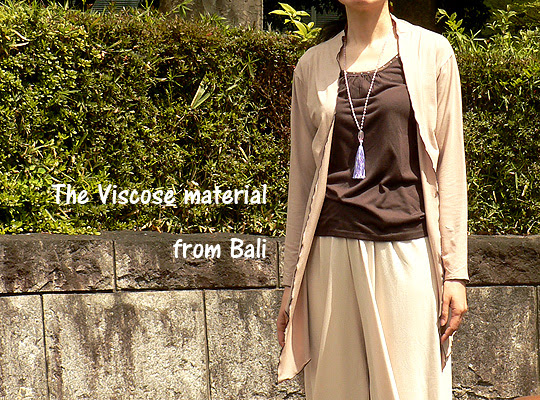 ヨガ素材のカーディガン バリ ファッション バリ雑貨 アジアン雑貨通販apaapa