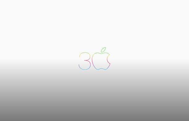 apple-30th-anniversary-mac-logo-grey-wallpaper