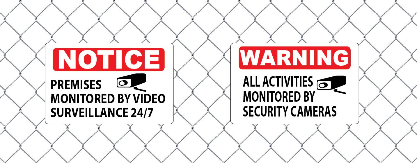 Aluminum Warning and Notice Signs - Vinyl Lab NW Sign Company