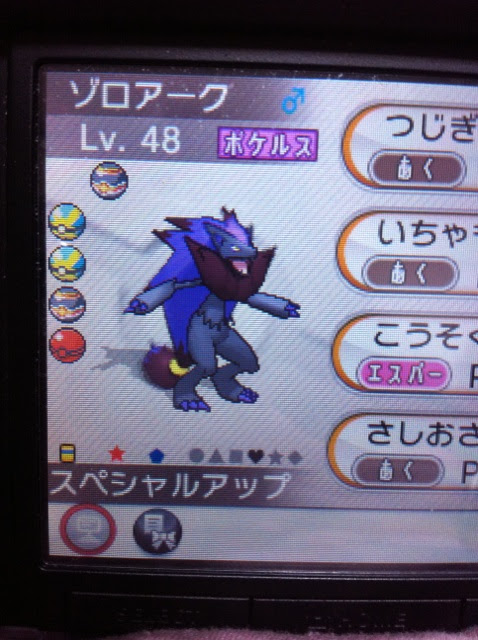 色違いに釘付け ゾロアーク