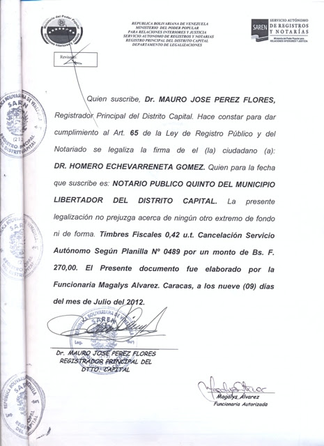 Como apostillar Carta o Constancia de Soltería en 