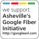 image: we support Google fiber for Asheville