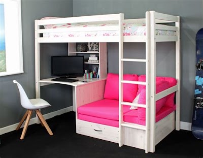 Interior Decorating: Loft Bed Girl