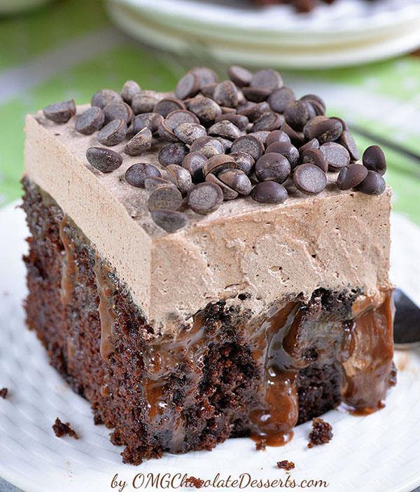Chocolate Poke Cake | Chocolate Dessert Recipes - OMG ...