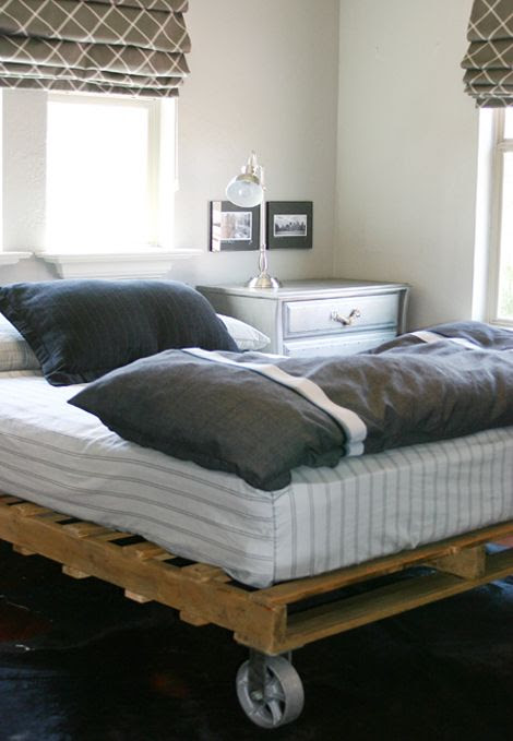 Cama de pallets 7 Camas hechas con pallets