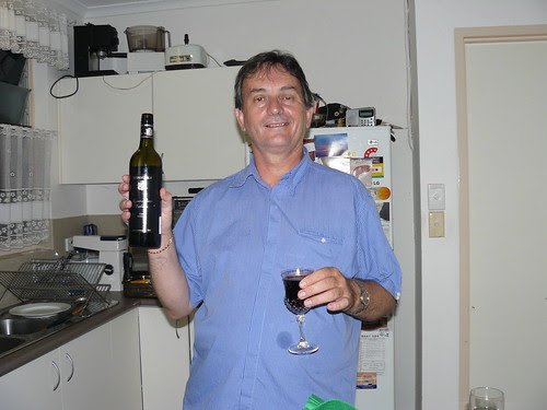Stephen with Henscke red