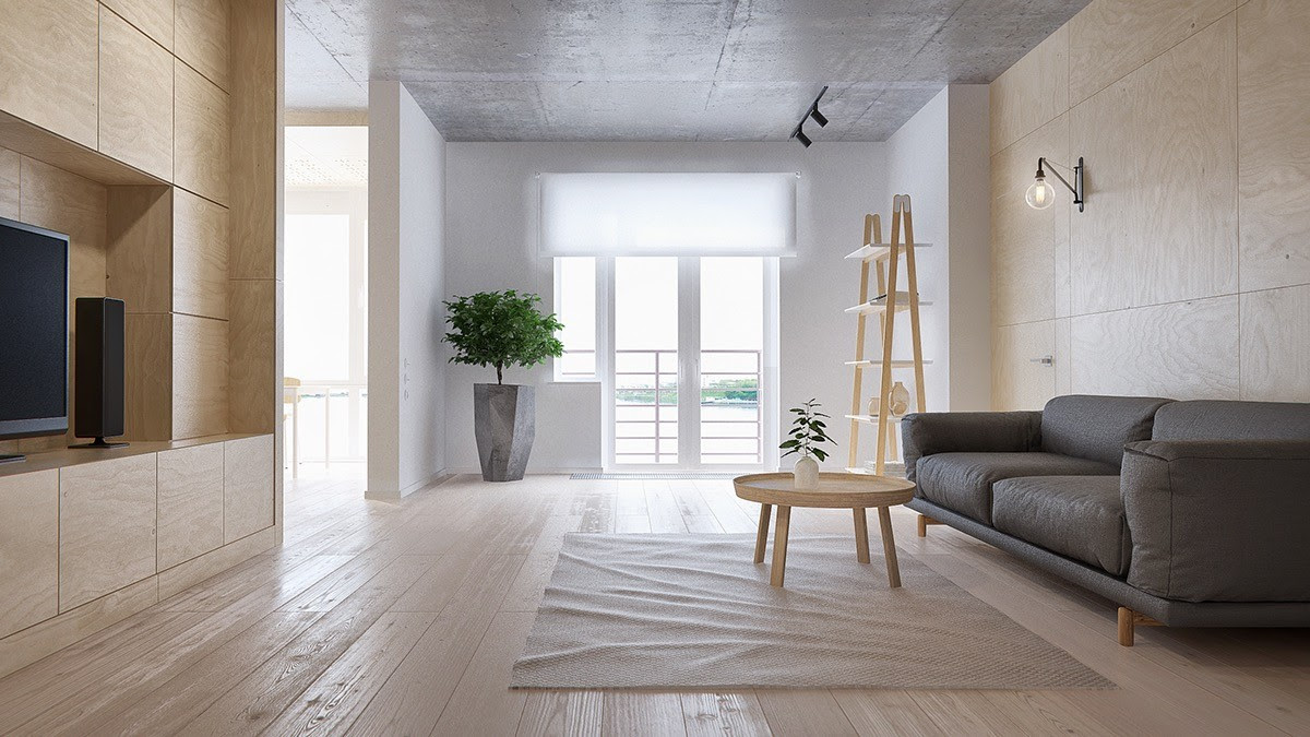 Minimalist Apartment for a Family of Four Minimalist Apartment for a Family of Four