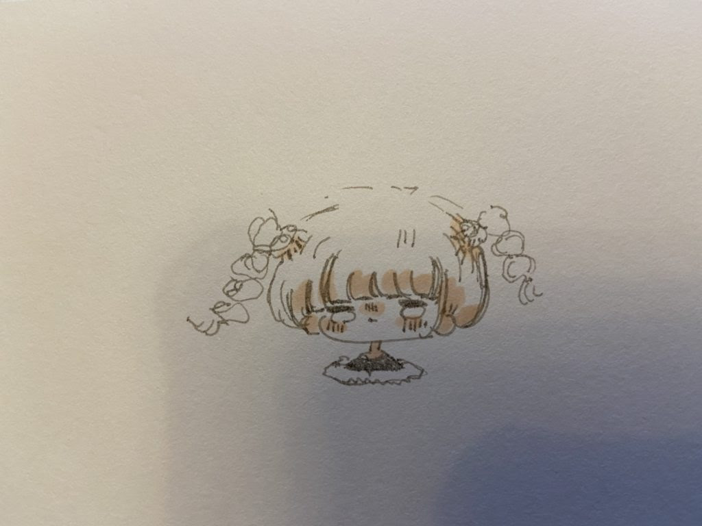 手描き 簡単 可愛い女の子のゆるい絵の描き方 イラスト きょうはなにをしよう