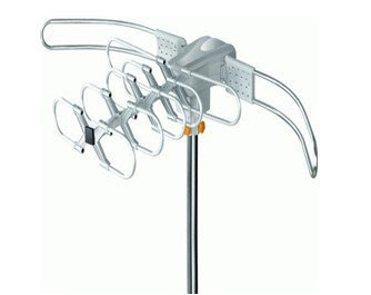 Amplified VHF UHF Outdoor Hdtv Hd Rotor Tv Antenna 360°rotation Remote controlled