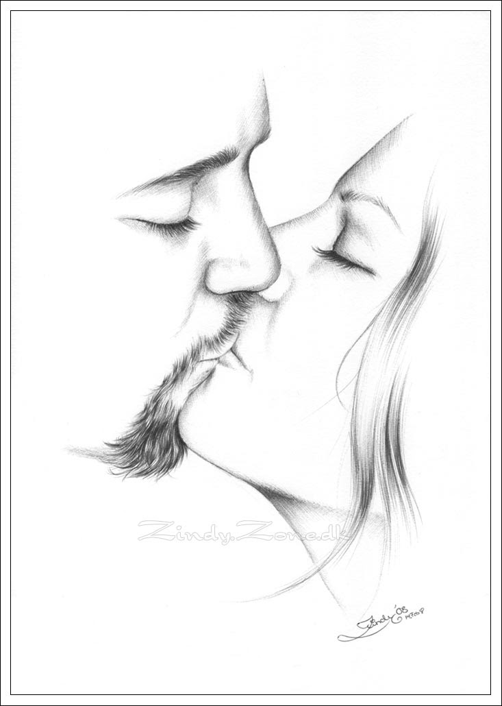 anime love kiss drawings. Drawing Of A Kiss - QwickStep