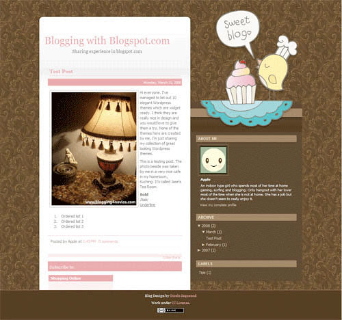  50 (Most) Beautiful Blogger Templates