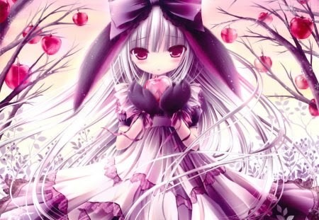 Bunny Girl Want Apple Other Anime Background Wallpapers On
