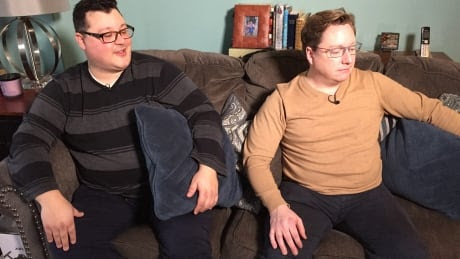 Nick Bonnar (left) and Graham MacDonnell said Service Canada must update its forms, and the governme