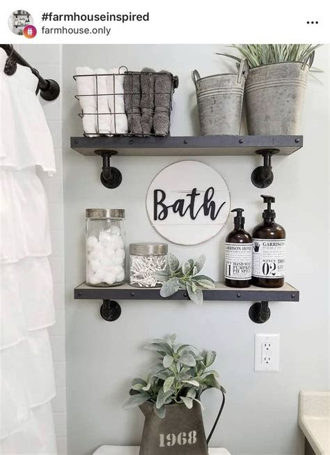 Check out the reviews of the top brands on the market to help you make a smart purchase and learn about price ranges acc0rding to replacement windows reviews. Farmhouse Bathroom Shelves Farmhouse Bathroomdecor | Small