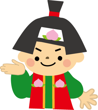 桃太郎 犬 キジ 猿 お爺さんとお婆さんのイラスト カット 挿絵 無料イラスト