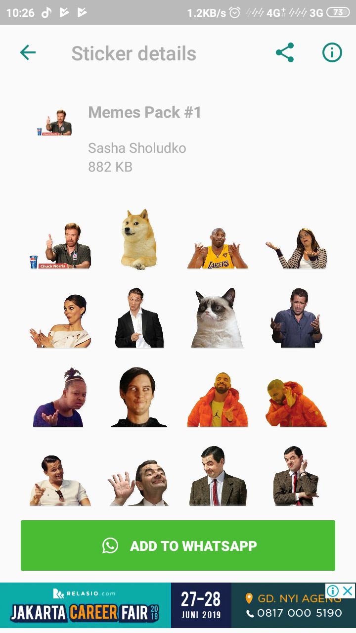 Ide Top 48+ Kumpulan Stiker Whatsapp Meme