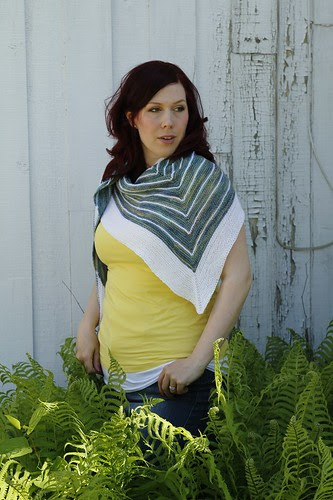 Stripe Study Shawl