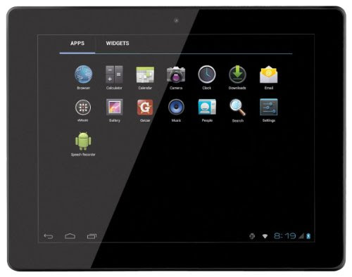 Coby Kyros 9.7-Inch Android 4.0 8 GB 4:3 Capacitive Multi-Touchscreen Internet Tablet with Built-In Camera, Black MID9742-8