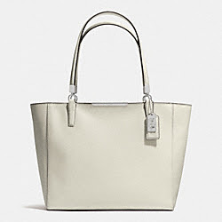 MADISON SAFFIANO LEATHER EAST/WEST TOTE - COACH f29002 - ANTIQUE NICKEL/SOFT IVY