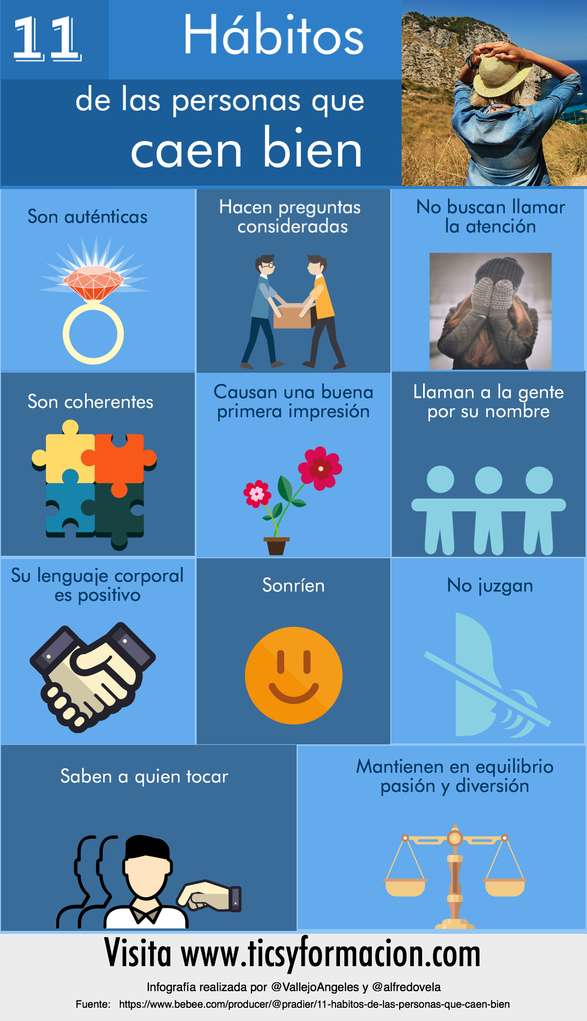 11 hábitos de las personas que caen bien