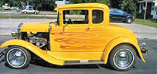 1930 Ford Coupe Street Rod 350 350 AT ALL STEEL NICE INTERIOR