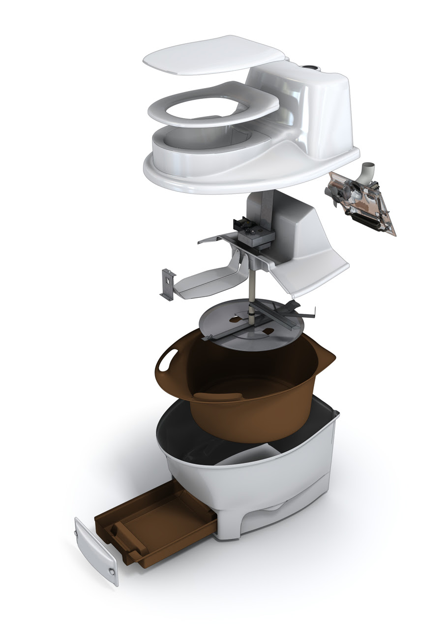 Biolet 25 muldtoilet fra MullToa - Green Karma