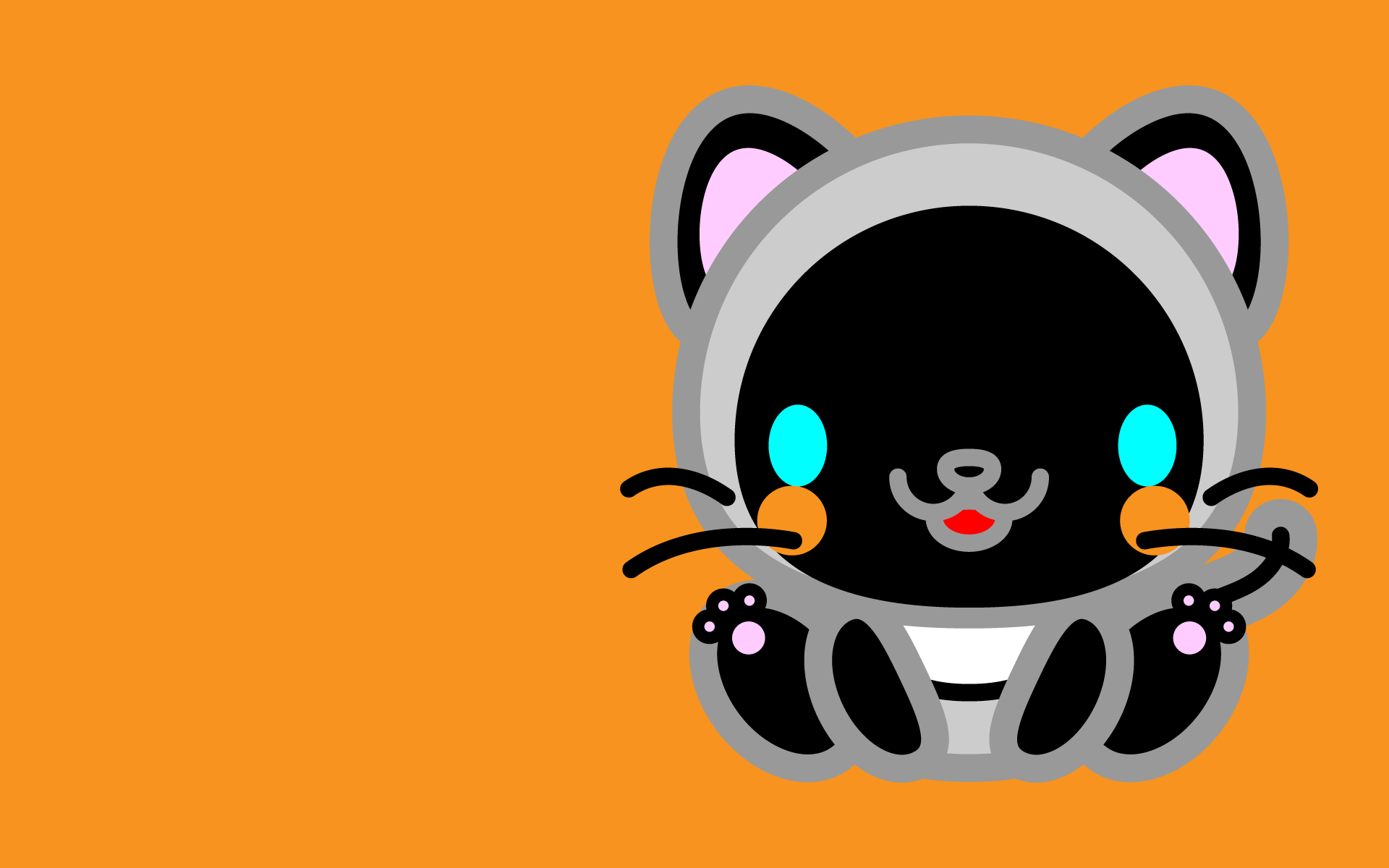 かわいい座りシャム猫壁紙 Pc の無料イラスト 商用フリー オイデ43