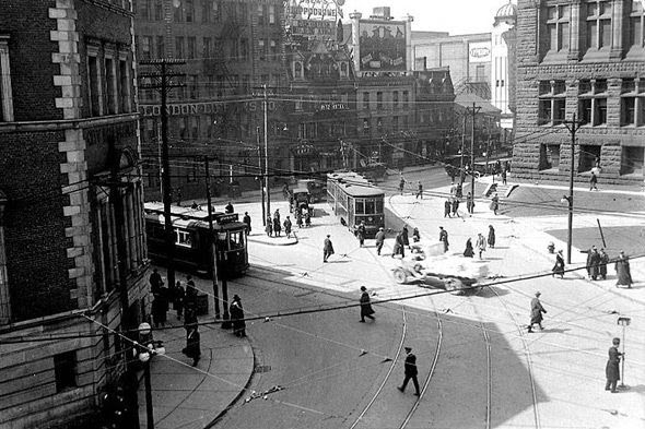 history bay street toronto