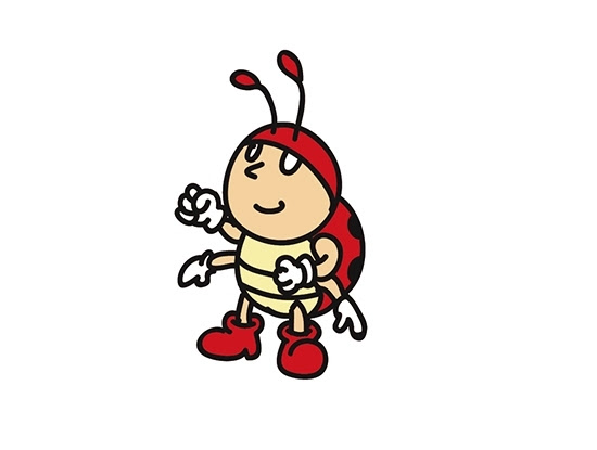 てんとう虫キャラクター着ぐるみver キャラクター 制作ならキャラック