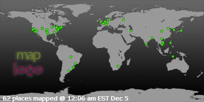 Profile Visitor Map - Click to view visits
