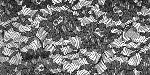 フリー素材 白地に黒の花柄レーステクスチャー素材 繊細でキレイなデザイン