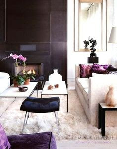 Feminine Living Rooms on Pinterest