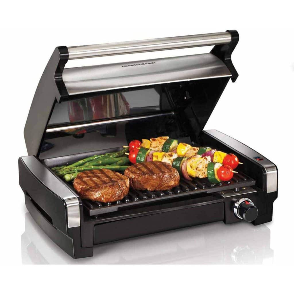 Hamilton Beach allows you to Grill inside with their Searing Grill, #Grillit