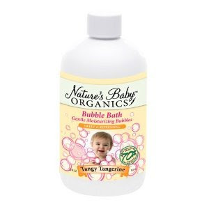 Detail image Nature's Baby Organics Bubble Bath, Tangy Tangerine, 12-Ounce Bottle