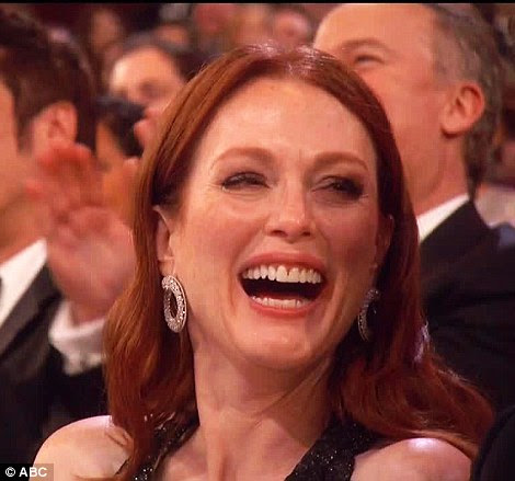 He's got some fans: Rock's monologue got a rise out of some of Hollywood's brightest