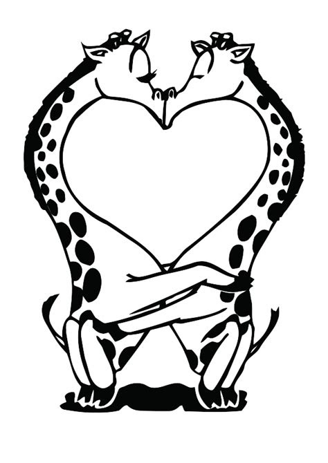 kleurplaat valentijn liefde
