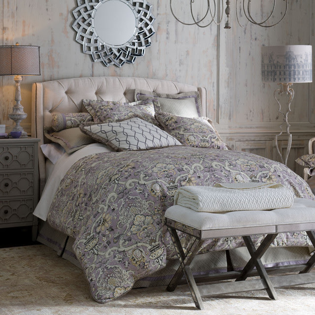 "Lavender Gray" Bedroom - Traditional - Bedroom - by Horchow