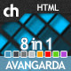 Avangarda - 8 in 1 Profesional Business-Portfolio - ThemeForest Item for Sale