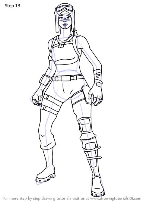 learn   draw renegade raider  fortnite fortnite