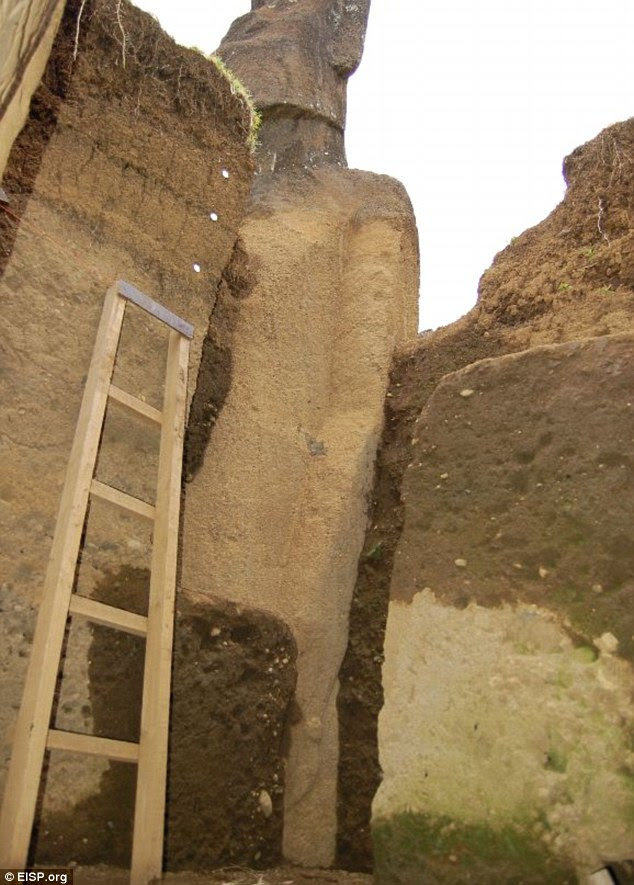 Inside the Easter Island statues: Experts have known about the bodies before, but when these images started circulating readers doubted their authentricity