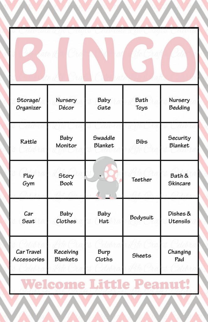 50 Free Printable Baby Bingo Cards | Printable Card Free