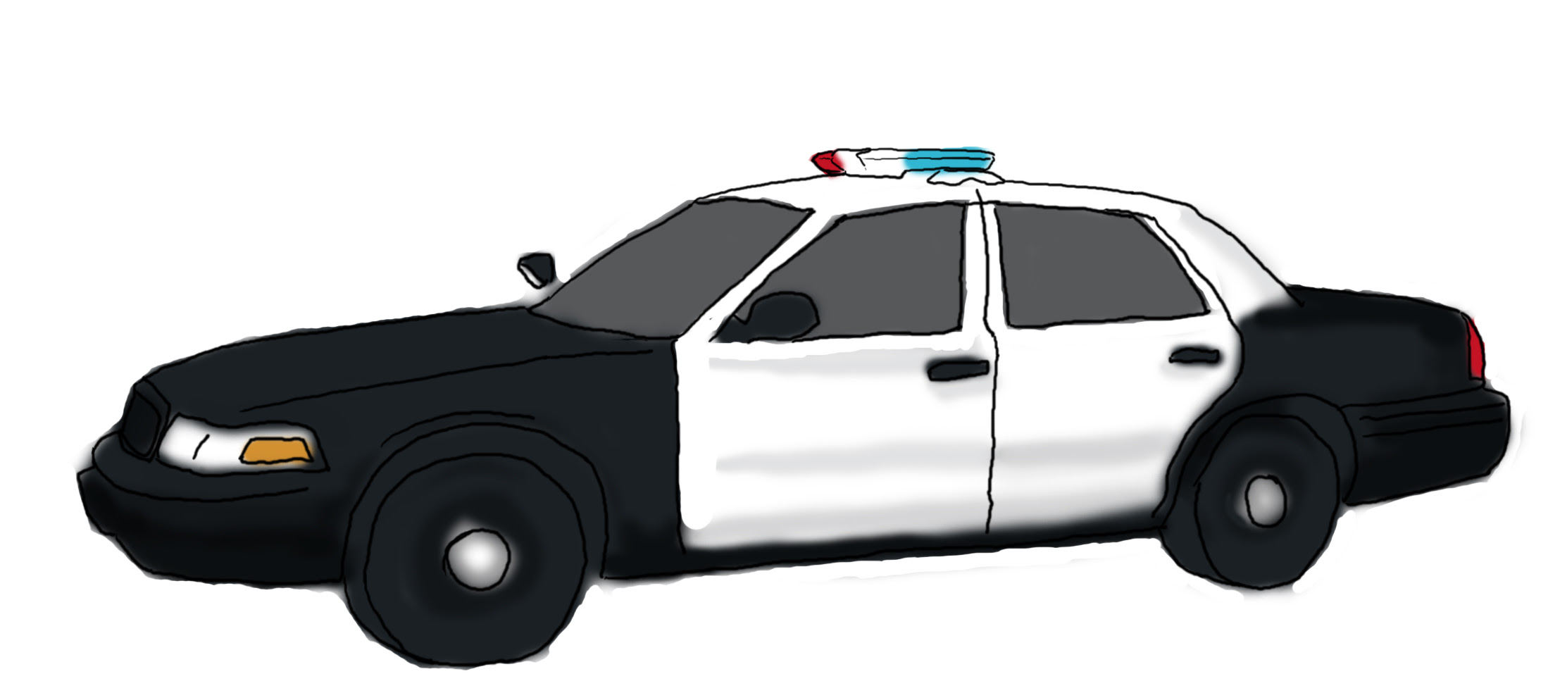 Pics Photos  How To Draw A Cartoon Police Car Jpg