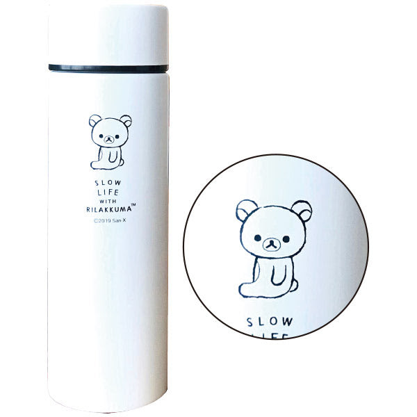 Rilakkuma Stainless Bottle 120ml Poketle Slow Life White San X Japan Verygoods Jp