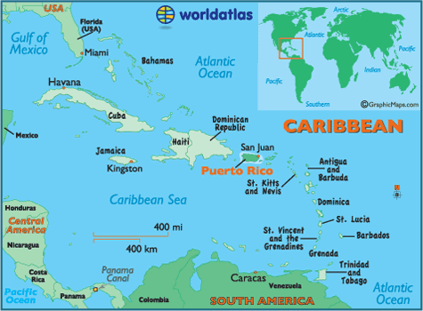 Show Puerto Rico On World Map Puerto Rico · Oberlin College Library   Omeka Projects