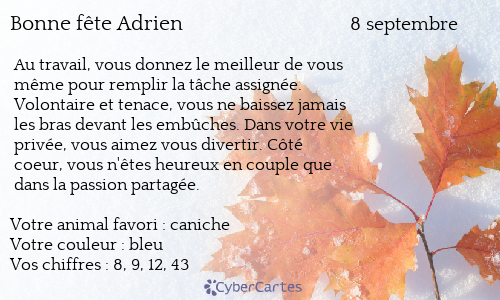 08 Septembre St Adrien
