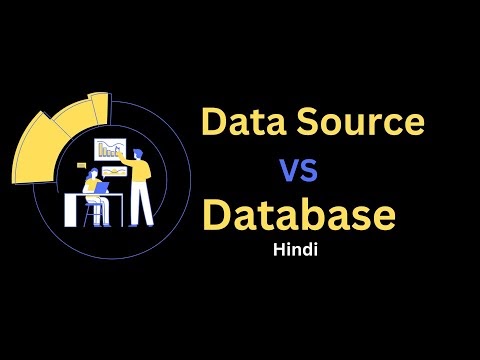 Data Source vs Database in Hindi | Difference between Data Source and Da...